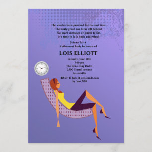 Haal je Feet Vrouw Retirement Party op Kaart