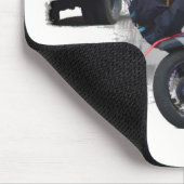 Haal je gas op de motorfiets muismat (Hoek)