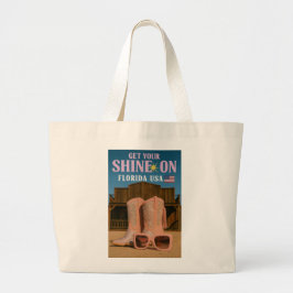 Haal je glans op ontwerp tote grote tote bag