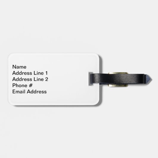 Haal je handen van mijn SUITCASE af! Bagagelabel (Achterkant horizontaal)