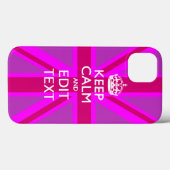 Haal je handgemeen op Fuchsia Union Case-Mate iPhone Case (Achterkant (horizontaal))