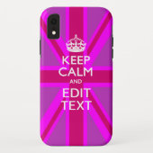 Haal je handgemeen op Fuchsia Union Case-Mate iPhone Case (Achterkant)