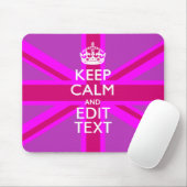 Haal je handgemeen op Fuchsia Union Muismat (Met muis)