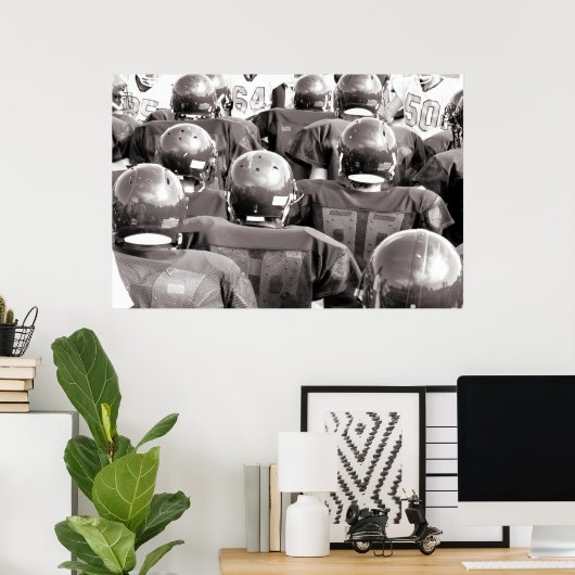 Haal je hoofd in het spel poster (Thuiskantoor)