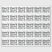 Haal je hoop niet op Humor Cadeaupapier (Vlak)