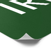 Haal je Ieren aan Poster (Hoek)