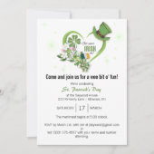 Haal je Ieren aan! St. Patrick's Day Party Invite Kaart (Voorkant)