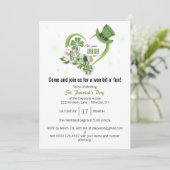 Haal je Ieren aan! St. Patrick's Day Party Invite Kaart (Staand voorkant)