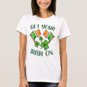 Haal je Ieren op T-Shirt, St Patricks Day T-shirt (Voorkant)