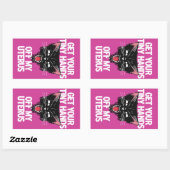 Haal je kleine handjes van mijn baarmoeder Sticker (Vel)