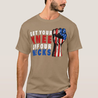 Haal je knie uit onze nekjes t-shirt