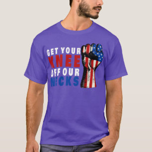 Haal je knie uit onze nekjes t-shirt