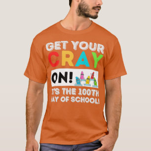 Haal je kraak op 100e dag van de school, 100 dagen t-shirt
