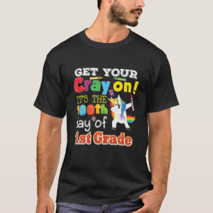 Haal je kraak op de 100e dag van de 12e graad t-shirt