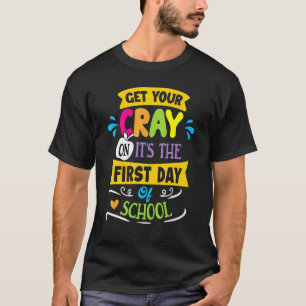 Haal je kraak op de eerste dag van de school die C T-shirt