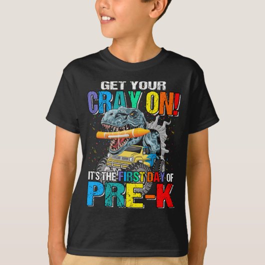 Haal je kraak op de eerste dag van pre-K  T-shirt (Voorkant)