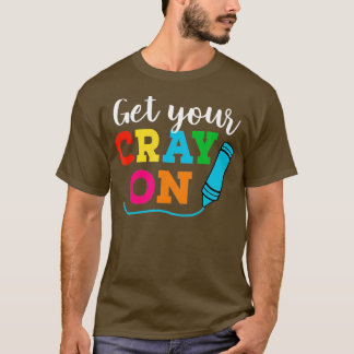 Haal je kraak op de leraar t-shirt
