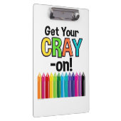 Haal je kraak op de regenboogkunst klembord (Rechts)