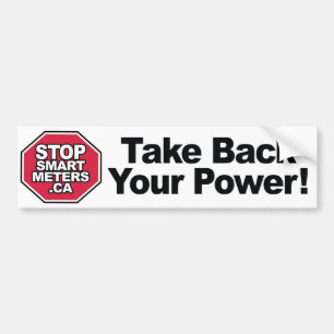 Haal je kracht terug! - Stop slimme meters Bumpersticker