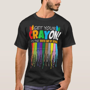 Haal je krayon 100e dag van de leerlingenkraak t-shirt