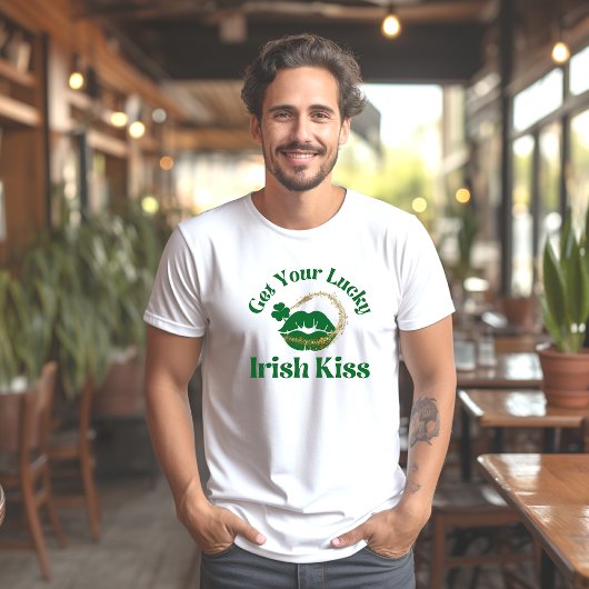 Haal je luie Ierse kus Mannen uit je handen T-shirt
