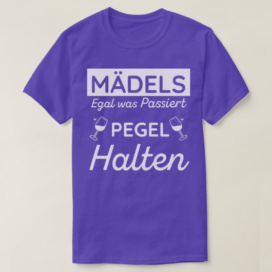 Haal je meisjes op je niveau t-shirt (Design voorkant)