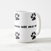 Haal je poten uit mijn beker koffiemok (Voorkant rechts)