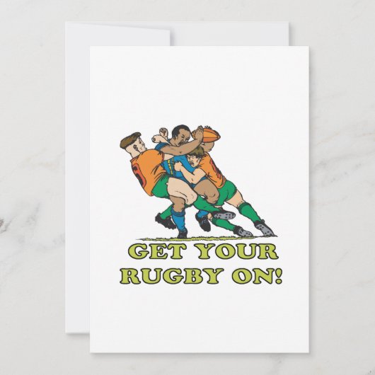 Haal je rugby aan kaart (Voorkant)