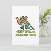 Haal je rugby aan kaart (Staand voorkant)