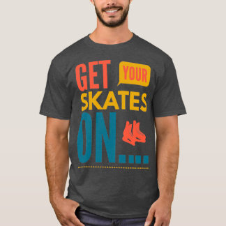Haal je schaatsen op 1 t-shirt