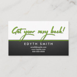 Haal je sexy achterover - Het werkt met Body Wrap Visitekaartje