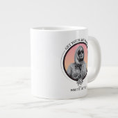 Haal je sh * t bij elkaar - De witte lotus Grote Koffiekop (Voorkant rechts)