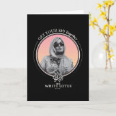 Haal je sh * t bij elkaar - De witte lotus Kaart (Gele Bloem)