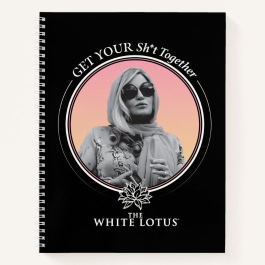 Haal je sh * t bij elkaar - De witte lotus Notitieboek (Voorkant)