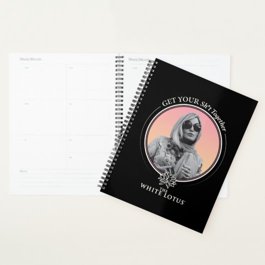 Haal je sh * t bij elkaar - De witte lotus Planner (Display)