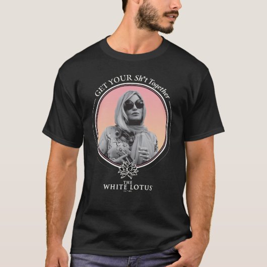Haal je sh * t bij elkaar - De witte lotus T-shirt (Voorkant)