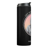 Haal je sh * t bij elkaar - De witte lotus Thermosbeker (Gedraaid links)