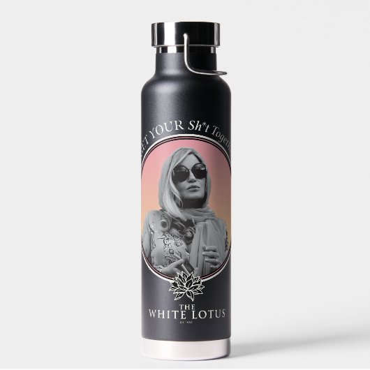 Haal je sh * t bij elkaar - De witte lotus Waterfles (Links)