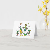 Haal je spullen in de rij kaart (Gele Bloem)