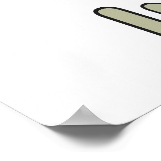 Haal je spullen in de rij poster (Hoek)