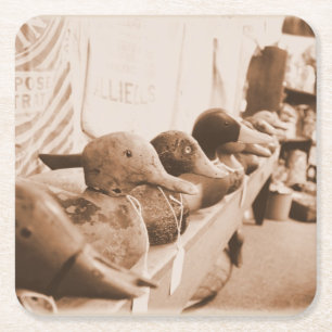 Haal je spullen in een rij - Antieke - Onderzetter