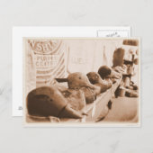 Haal je spullen in een rij - Briefkaart (Voorkant / Achterkant)