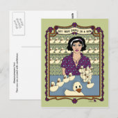 Haal je spullen in een Row_A_ Briefkaart (Voorkant / Achterkant)