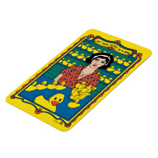 Haal je spullen in een row_B_4x6 koelkast magneet (Linkerzijde)