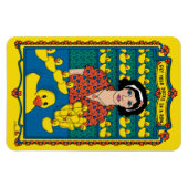 Haal je spullen in een row_B_4x6 koelkast magneet (Horizontaal)