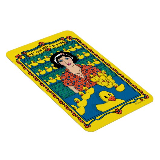 Haal je spullen in een row_B_4x6 koelkast magneet (Rechterzijde)