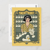 Haal je spullen in een Row_C_ Briefkaart (Voorkant / Achterkant)