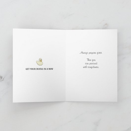 Haal je spullen in een row_C_Greeting Kaart (Binnen)