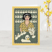 Haal je spullen in een row_C_Greeting Kaart (Gele Bloem)