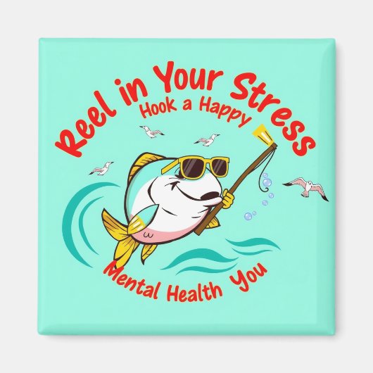 Haal je stress binnen magneet (Voorkant)